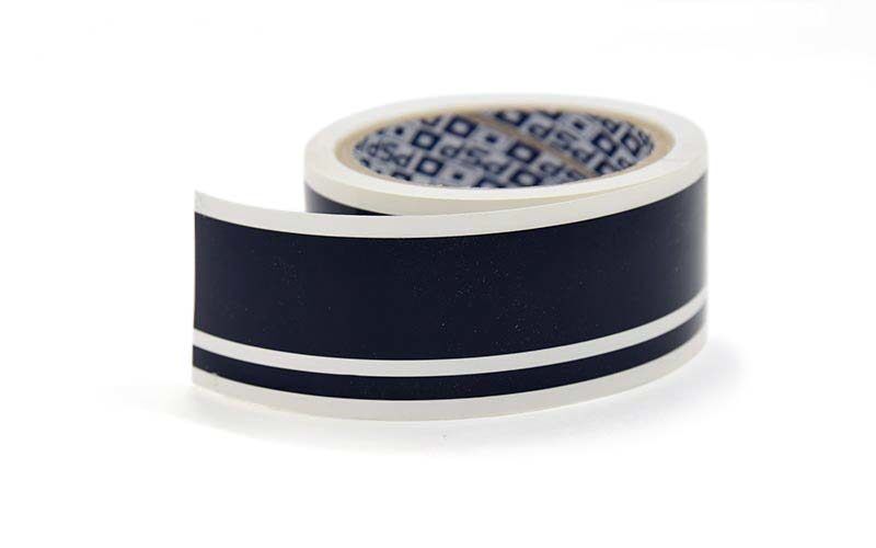Dark Blue Double Boat Stripes 40mm