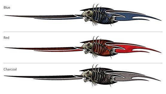 Buccaneers Bait Boat Graphics color options