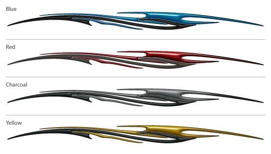 Endorfin Boat Graphics Color Options