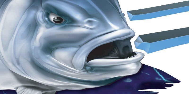 Hard Hitter Boat Graphics blue