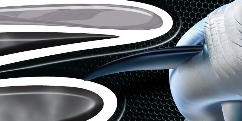 Megalodon Boat Graphics Gunmetal