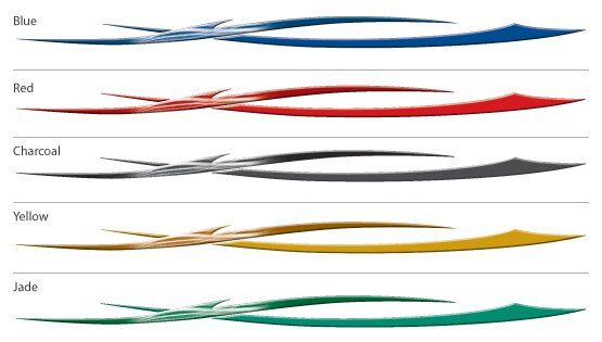 Sea Sabre Boat Graphics color options