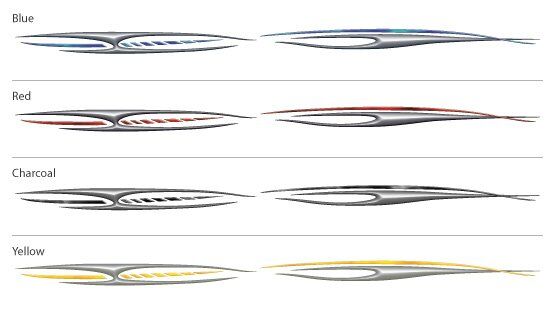 Sea Swell Boat Graphics color options