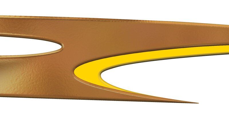 Wave Piercer Boat Graphics yellow